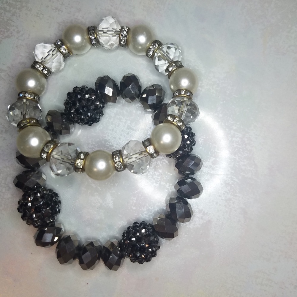 Beaded Bracelet Duo